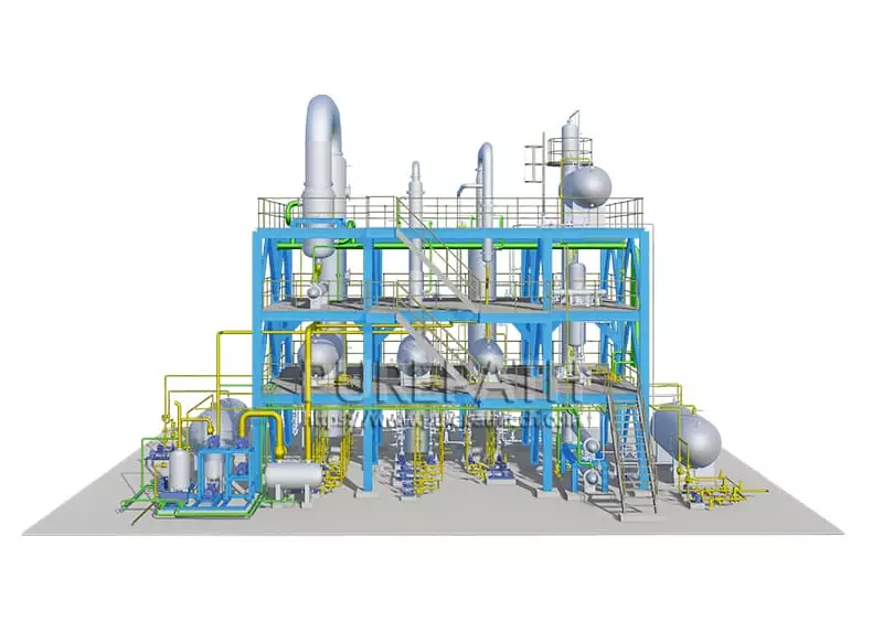 base oil solvent extraction plant