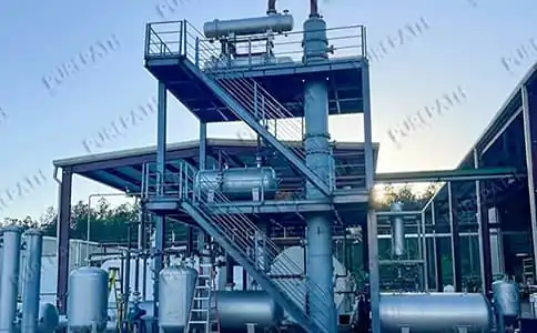 waste oil to base oil plant
