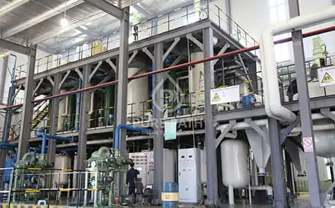 waste oil to base oil plant