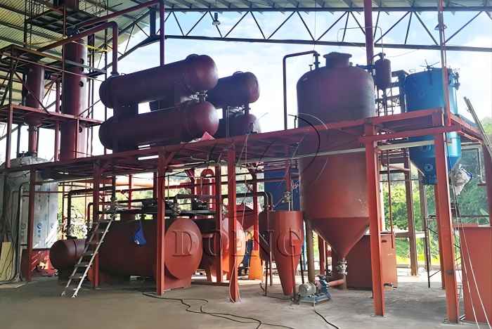 used engine oil recycling machine