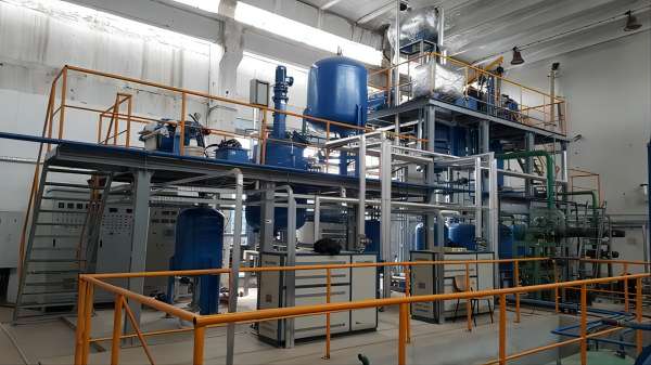 used lubricant oil recycling plant
