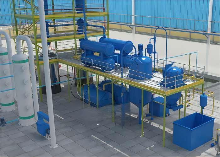 used motor oil recycling machine