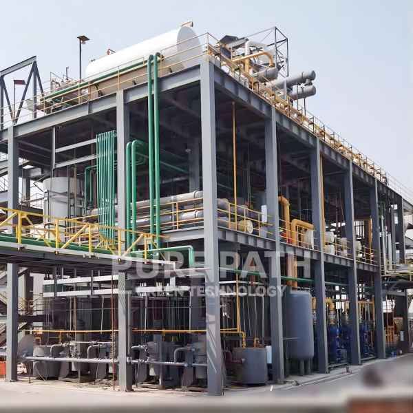 pyrolysis oil to diesel plant cost