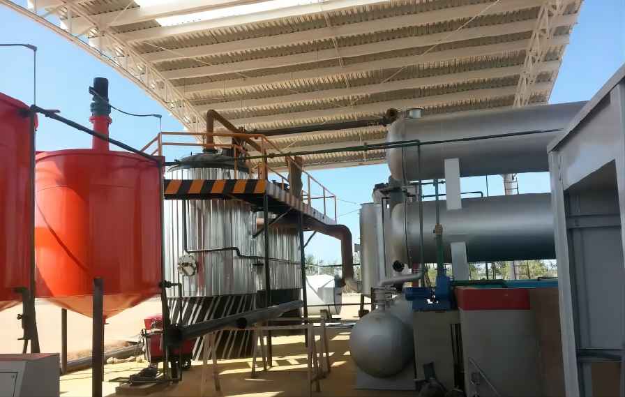 waste oil to base oil process