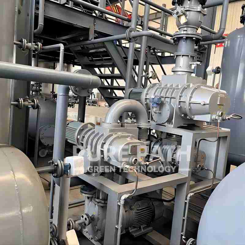 waste oil distillation machine components