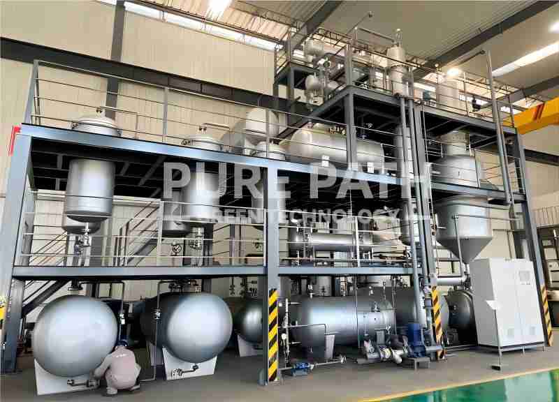 purepath used oil to base oil plant