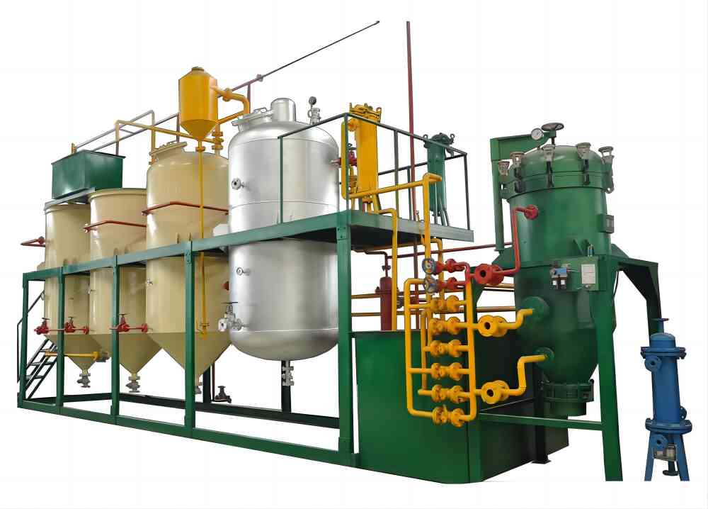 used oil re refining machine