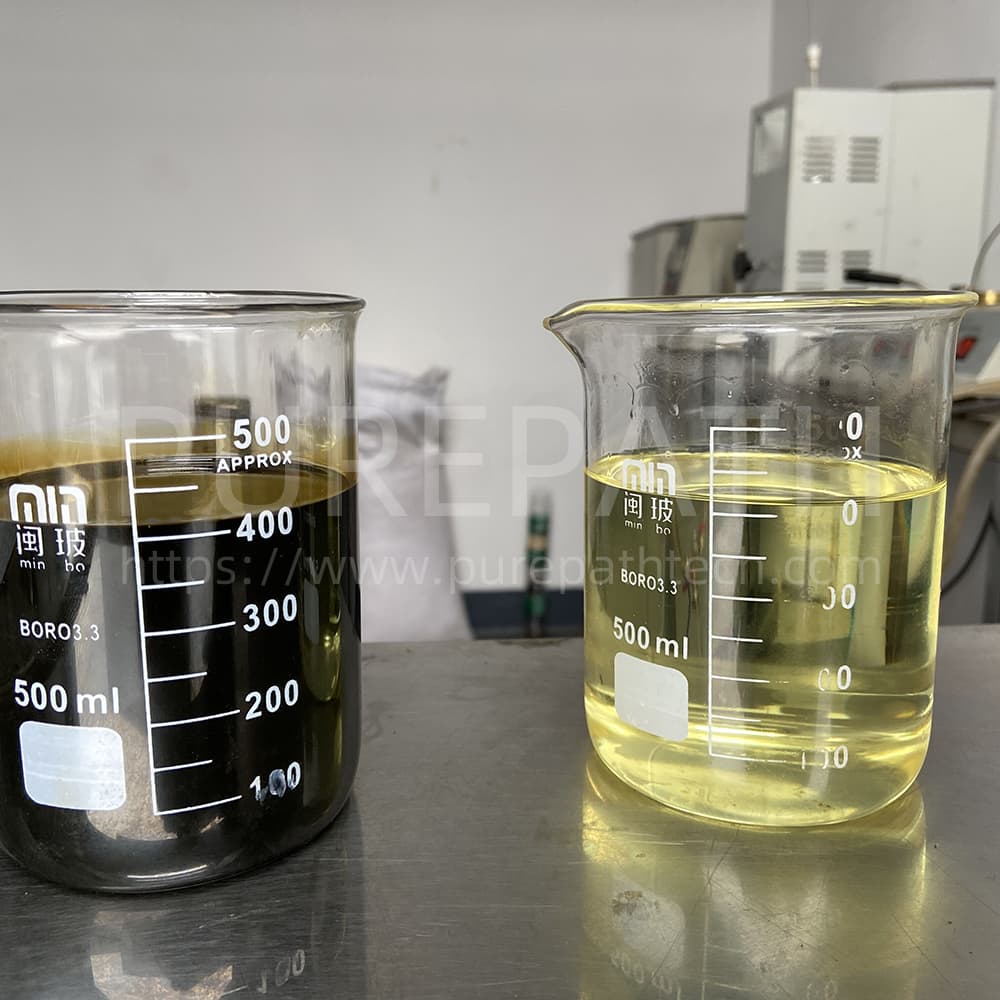 waste oil distillation to diesel