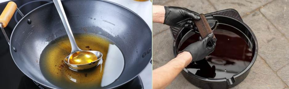 Sources of used motor oil and cooking oil