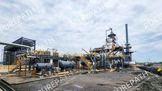 waste oil distillation to diesel plant