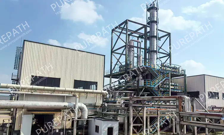 waste oil distillation to base oil plant