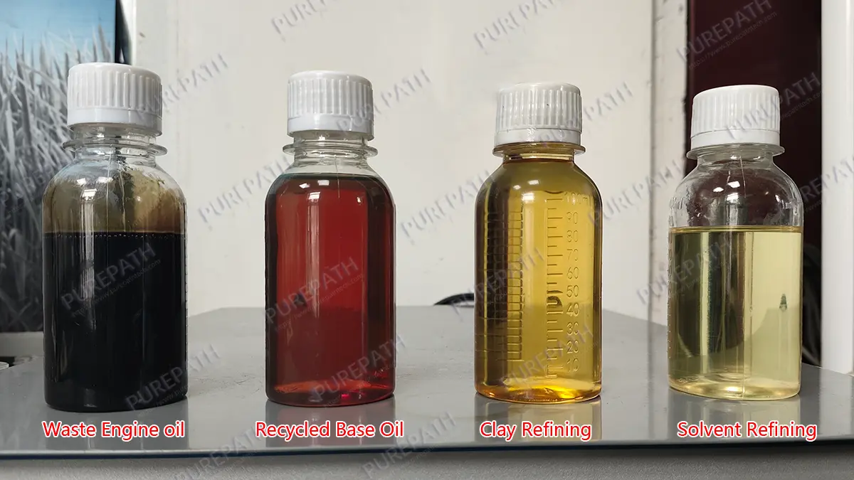 waste oil to base oil