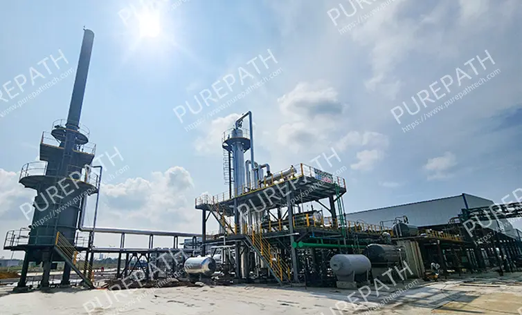 waste oil distillation to diesel plant