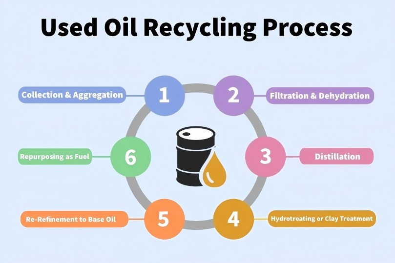 Stages of Used Oil Purification