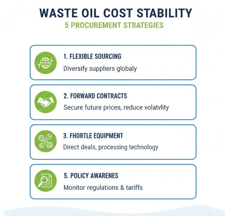 5 procurement strategies for waste oil cost stability