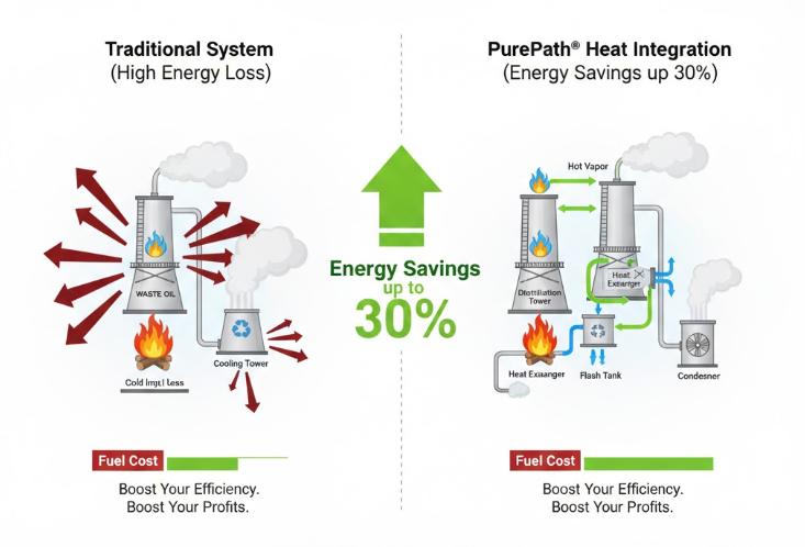 Specific Energy Consumption (SEC) per Liter