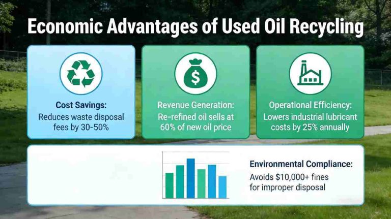 Economic Advantages of Used Oil Recycling