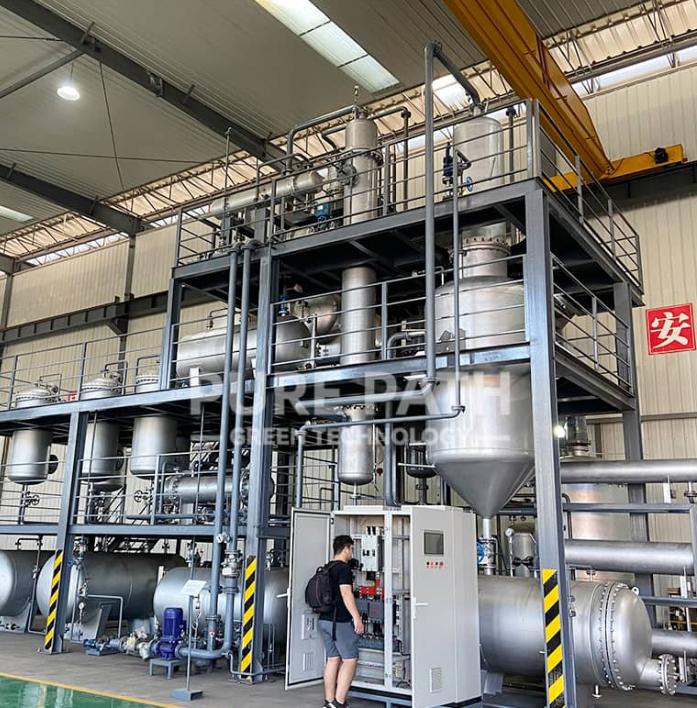 Purepath used oil recycling plant