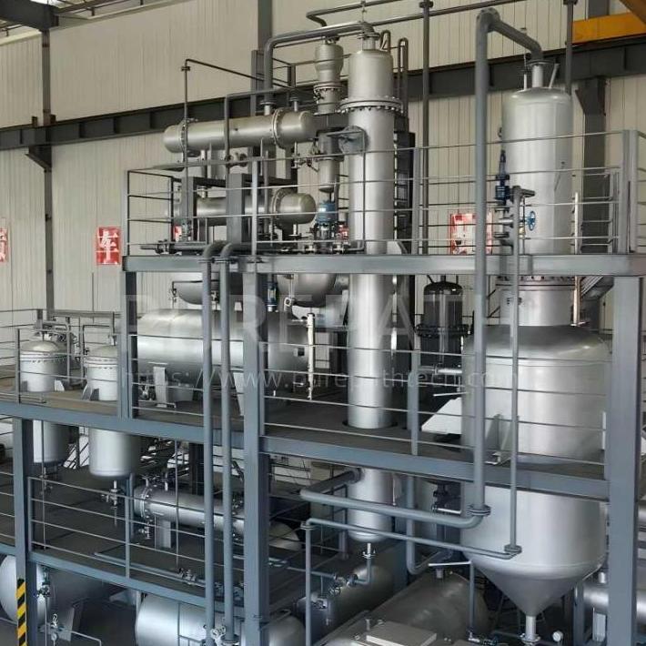 waste oil refining plant