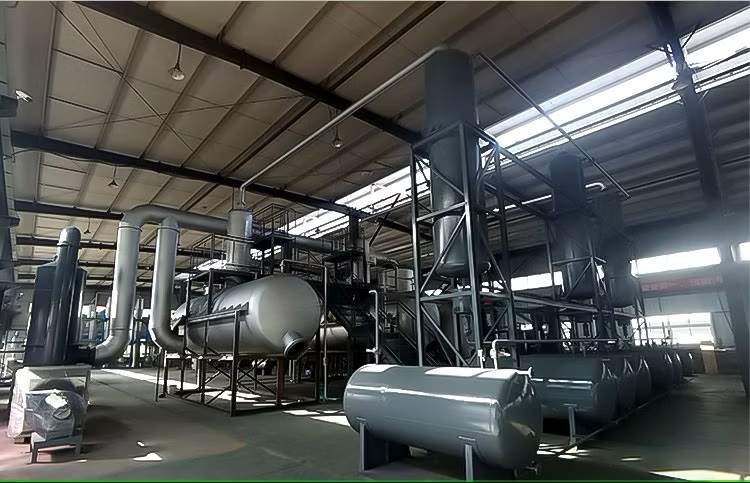 Waste oil to diesel plant