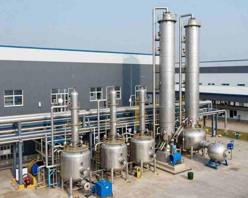 waste oil re-refining plant