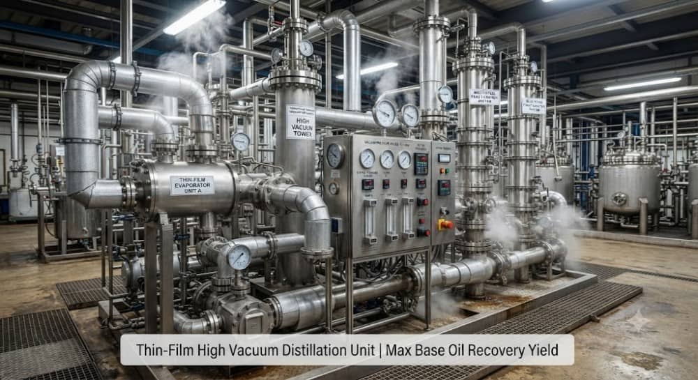 Thin-Film High Vacuum Distillation Unit