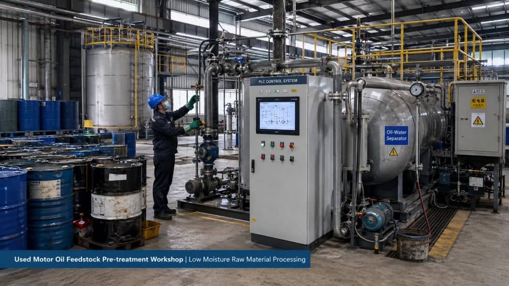 Used Motor Oil Feedstock Pre-treatment Workshop