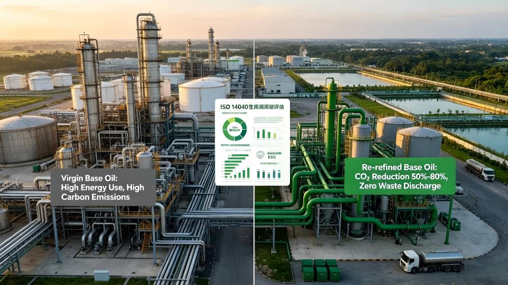 virgin base oil plant vs re-refined base oil plant