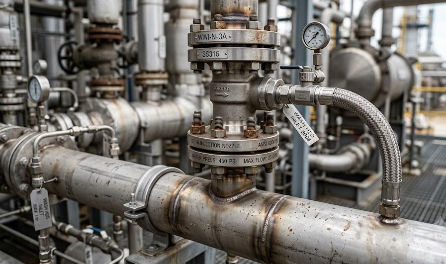hydrotreating-wash-water-injection-nozzle-system