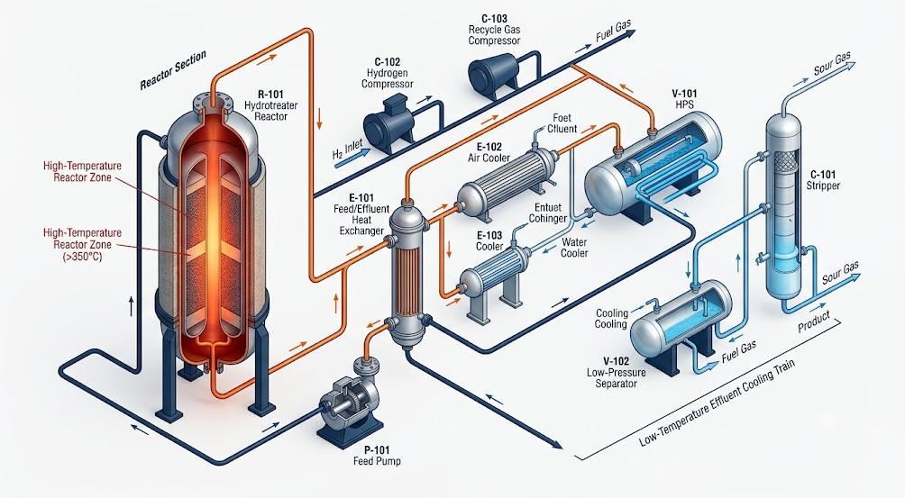 refinery-hydrotreater-unit-corrosion-zones-schematic