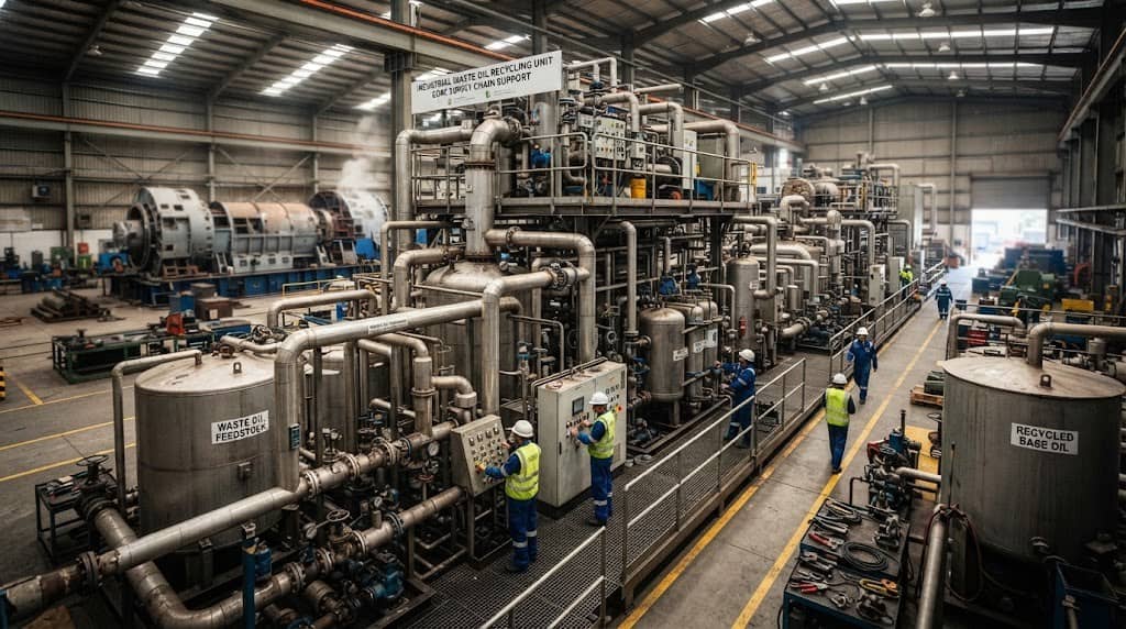 Core Industrial Feedstock Supply Inside a Large Manufacturing Facility
