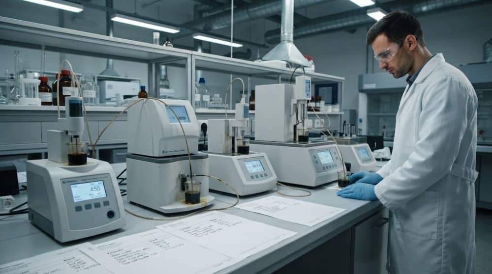 Laboratory Instrument Testing for Waste Oil Key Parameters