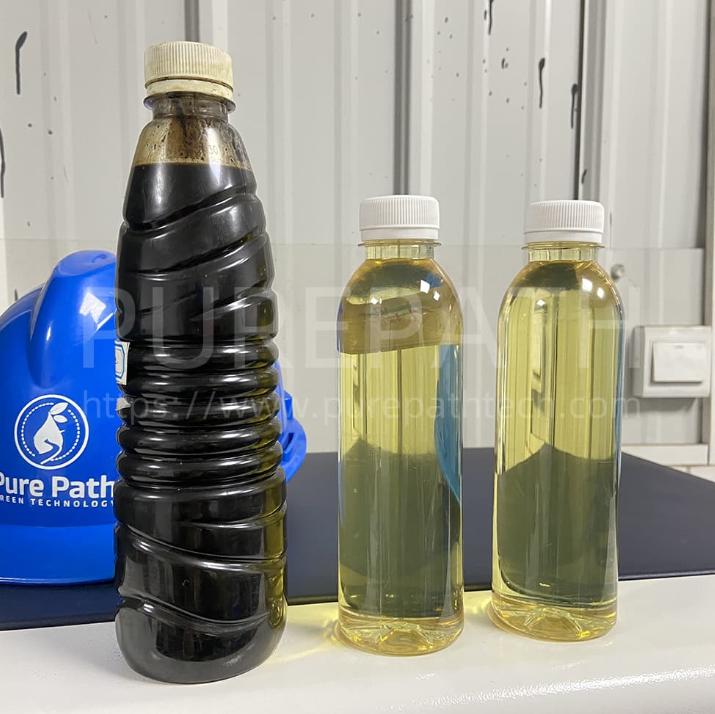 Re-refined base oil