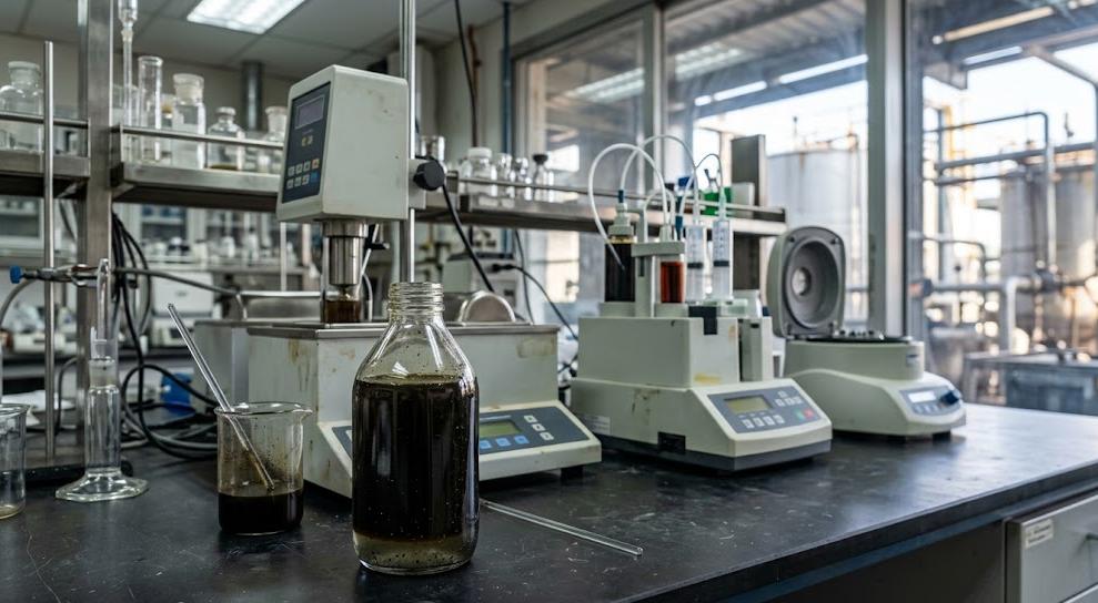 Waste oil feedstock testing
