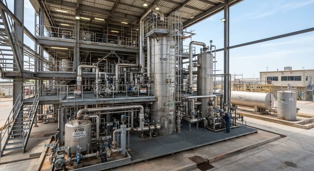 waste-oil-dehydration-pretreatment-facility